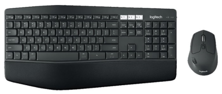 Logitech Wireless Desktop MK850 Performance (Keybord&mouse), Black, Bluetooth, 2.4GHz, Rus/Eng, [920-008232]