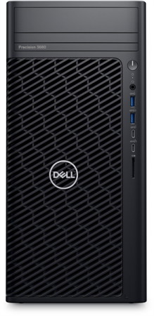 Dell Precision 3680 Tower Core i7-14700 (2,1GHz) 16GB (1x16GB) DDR5, 512GB SSD, Nvidia RTX A2000, 16GB GDDR6, 1000W, TPM, No Optical Drive, Windows 11 Pro Multilang,  1YW