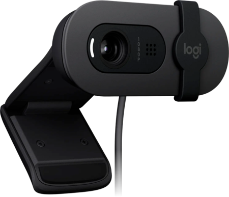 Logitech Webcam Brio 100, 1920x1080, GRAPHITE, защитная шторка, [960-001585]