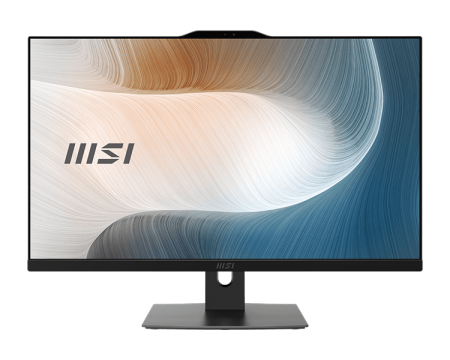 MSI Modern AM272P 1M AiO 27" FHD (1920x1080)IPS AG Non-touch, Core i3-100U (1.2GHz), 8GB DDR5(1x8GB),256GB SSD M.2,Intel UHD,WiFi,BT,camera,WirelessKB&mouse Eng/Rus,NoOS,1y war-ty,Black