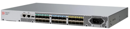 Brocade G610 FC, 24 ports/24 active, 24x32G SWL SFP+ T-ceivers, PowerSup, rails, EntBndl gratis, FOS notupgradable (DS-6610B,SN3600B,SNS2624,DB610S)