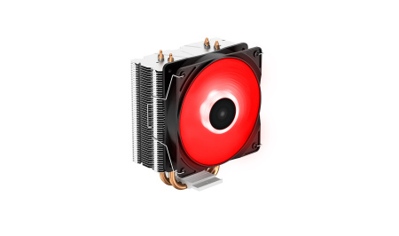 Кулер DEEPCOOL GAMMAXX 400 V2 RED LGA1700/1200/115X/AM5/AM4 (20шт/кор, TDP 180Вт, PWM, Red Led Fan 120mm, 4 тепл. трубки прямого контакта ) RET