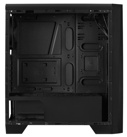 Корпус Aerocool Cylon Tempered Glass без БП, боковое окно, закаленное стекло, Card Reader, RGB, ATX, черный