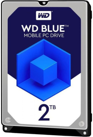 Жесткий диск 2,5" 2Tb Western Digital WD20SPZX (SATA 6Gb/s, 5400 rpm, 128Mb, 7mm) Scorpio Blue