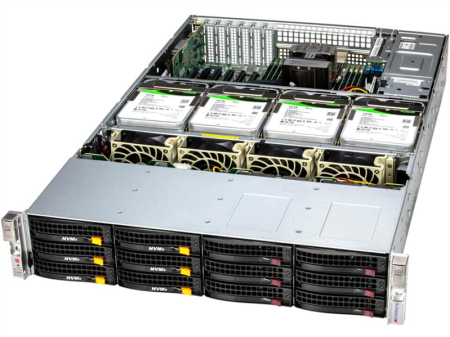 Supermicro SuperStorage 2U Server 621E-ACR16L 2x6426Y/ 4x64Gb/ 1x7450 PRO 480GB NVMe M.2