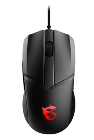 Gaming Mouse MSI Clutch GM41 Lightweight V2, Wired, 65g, DPI 16000, Symmetrical design, black (цырапины, потертости.)