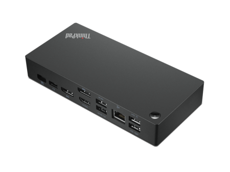 ThinkPad Universal USB-C Dock (2x DP 1.4, 1x HDMI 2.0, 3x USB 3.1, 2x USB 2.0, 1x USB-C, 1x RJ-45, 1x Combo Audio Jack 3.5mm)