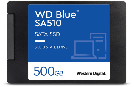 Western Digital Blue SSD 2,5” SATA 500Gb, WDS500G3B0A, 1 year, (аналог WDS500G2B0A)