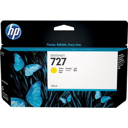 Cartridge HP 728 для DJ Т730/Т830, желтый (130мл)