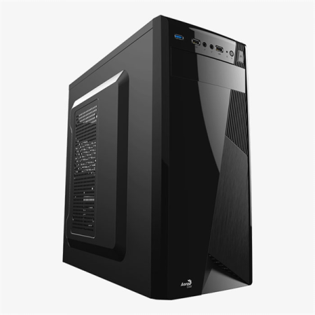 Aerocool Cs-1101, ATX, без БП, 2 x USB 2.0, 1 x USB 3.0, в комплекте 1 x 80-мм вентилятор