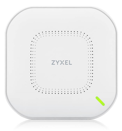 Точка доступа Zyxel NebulaFlex NWA210AX, WiFi 6, 802.11a/b/g/n/ac/ax (2,4 и 5 ГГц), MU-MIMO, антенны 4x4 , до 575+2400 Мбит/с, 1xLAN 2.5GE, 1xLAN GE, PoE, защита от 4G/5G, БП в комплекте