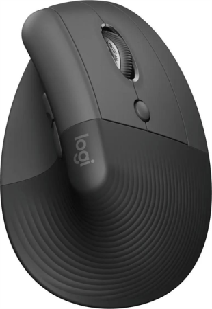 Logitech Wireless Mouse LIFT, Bluetooth, 2.4GHz (Bolt USB receiver), GRAPHITE [910-006473]