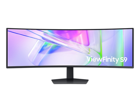 Samsung 49" ViewFinity S9 S49C950UAI Curved (VA 32:9 5120x1440x120Hz 5ms 350cd 3000:1 178/178 1,07 млрд DP;HDMIx2; USB-C (90 Вт) USB3.0x3 Spk 2x5W HAS Tilt Swiv VESA Black