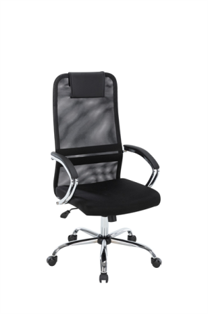 Кресло Chairman CH612 сhrome черный  фото