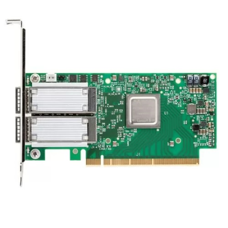 Сетевые карты NVIDIA MCX556A-ECAT ConnectX-5 VPI Adapter Card EDR InfiniBand and 100GbE Dual-Port QSFP28 PCIe 3.0 x16 Tall Bracket ROHS R6