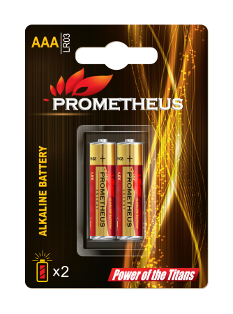 Батарейка PROMETHEUS ENERGY AAA 1.5V 2 шт (уп12/144)