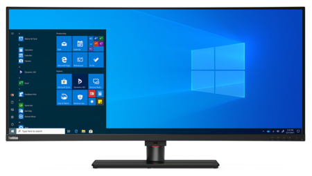 Lenovo ThinkVision P40w-20 39.7" 21:9 UHD (5120x2160) IPS, 4ms, 1000:1, 300cd/m2, 178/178,  2xThunderblot 4, 1xHDMI 2.0, 1xDP 1.4, USB HUB (5xUSB 3.2 Gen 1), 1xAudioOut(3.5 mm), Tilt, Swivel, Lift,1YR