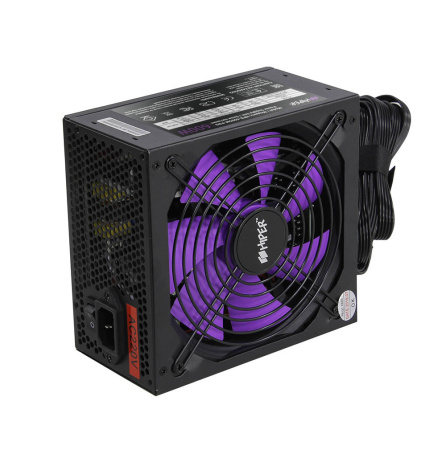 Блок питания HIPER HPB-750SM-PRO (ATX 2.31, 750W, Active PFC, 140mm fan, Cable Management, 80Plus BRONZE, Teapo Capacitors, EMI 2 grade, черный) BOX