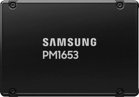 Samsung Enterprise SSD, 2.5"(SFF), PM1653, 1600GB (1.6TB), SAS 24Gb/s, R4200/W2400Mb/s, IOPS(R4K) 720K/85K, MTBF 2M, 3DWPD/5Y(official FW mod), OEM (repl. MZILT1T6HBJR-00007)