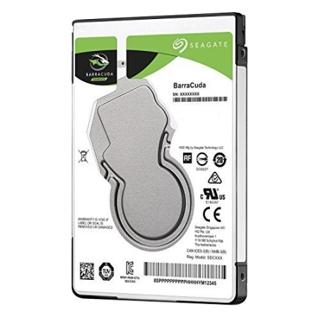 Seagate Barracuda HDD 2,5" SATA 2Tb, 5400 rpm, 128Mb buffer, 512e/4Kn, 7 mm, ST2000LM015, 1 year