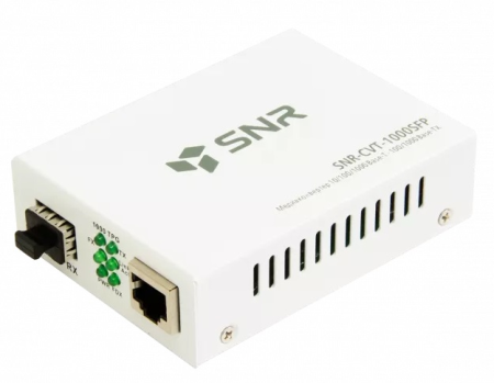 SNR Медиаконвертер  10/100/1000-Base-T / 100/1000Base-FX с SFP-портом