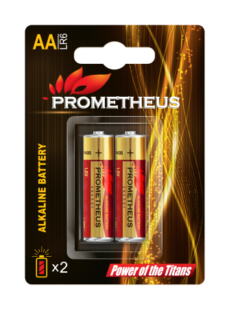 Батарейка PROMETHEUS ENERGY AA 1.5V 2 шт (уп12/144)