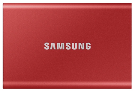 SSD Samsung T7 External 500Gb RED USB 3.2 (MU-PC500R/WW ) 1year