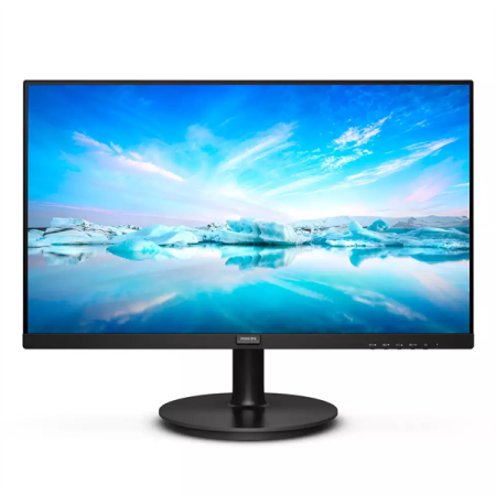 21,5" Philips 222V8LA 1920x1080@75Гц VA LED LED 16:9 4ms VGA DP HDMI Mega Infinity DCR 3000:1 178/178 250cd 2*Speakers 2Вт Tilt Black