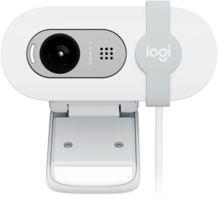 Logitech Webcam Brio 100, 1920x1080, OFF-WHITE, защитная шторка, [960-001617]