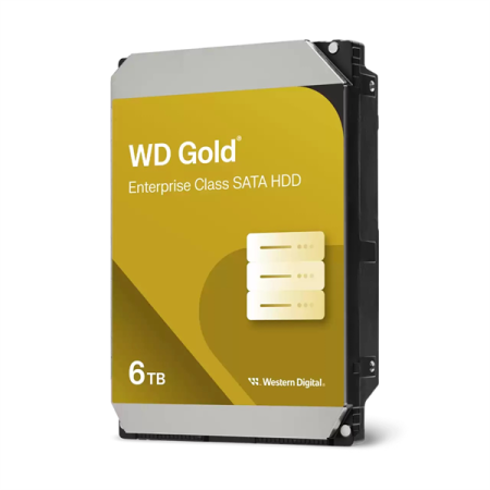 Western Digital HDD SATA-III  6Tb GOLD, 7200rpm, 256MB buffer, WD6004FRYZ, 1 year