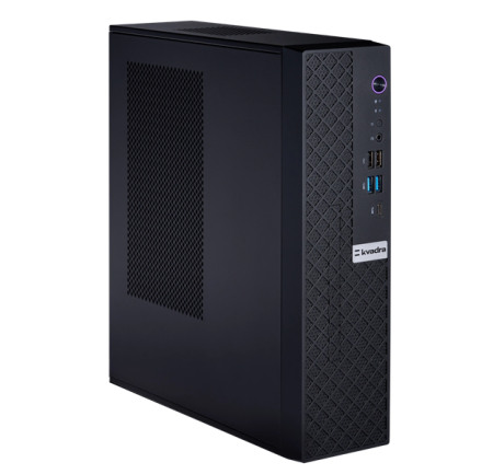 KVADRA TAU SFF, Core i3-13100, 8GB DDR4 3200 (1x8GB), SSD 256Gb, Intel Internal Graphics,WiFi/BT, noDVD, no keyboard & no mouse, Black, noOS, 1Y Wty, МПТ