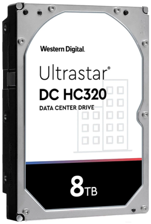 Western Digital Ultrastar DC HC320 HDD 3.5" SATA 8TB, 7200 rpm, 256MB buffer, 512e, 0B36404, 1 year