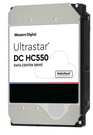 Western Digital Ultrastar DC HС550 HDD 3.5" SATA 16TB, 7200 rpm, 512MB buffer, 512e, 0F38462, 1 year