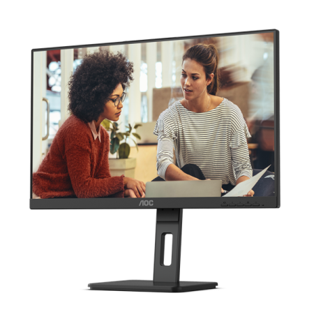 23.8" AOC 24E3QAF 1920х1080 LCD, 16:9, IPS, 300 cd/m2, 1000:1, 20М:1, 4 ms, 178°/178°, VGA, HDMI, DP, 100 Hz, Speakers, Height, Pivot, Tilt, Swivel, Внутр, VESA, Bl (существенное повреждение коробки)