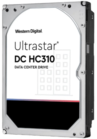 Western Digital Ultrastar DC HС310 HDD 3.5" SAS 6Tb, 7200rpm, 256MB buffer, 512e (HUS726T6TAL5204 HGST), 1 year