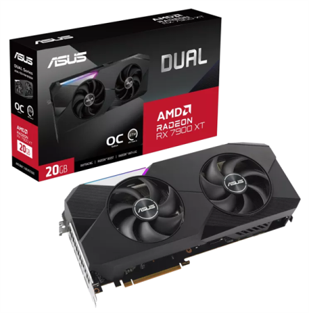 ASUS DUAL-RX7900XT-O20G//RX7900XT HDMI*1 DP*3 20G D6; 90YV0IV2-M0NA00