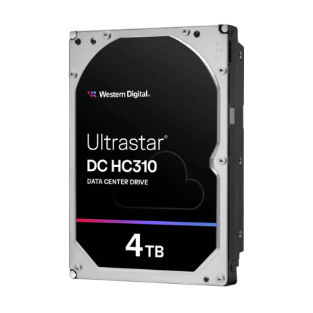 Western Digital Ultrastar DC HС310 HDD 3.5" SAS 4Tb, 7200rpm, 256MB buffer, 512e (HUS726T4TAL5204 HGST), 1 year