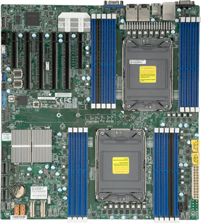 Supermicro Motherboard 2xCPU X12DPi-N6 3rd Gen Xeon Scalable TDP 270W/ 16xDIMM/14xSATA/ C621A RAID 0/1/5/10/ 2x1Gb/4xPCIex16, 2xPCIex8/M.2Bulk