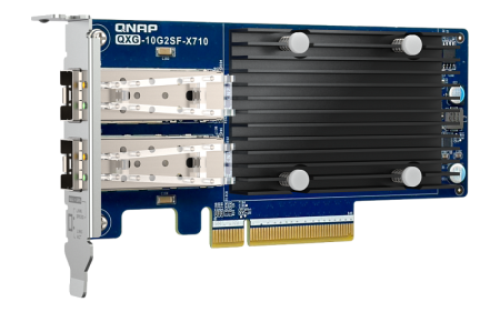 QNAP Expansion Card QXG-10G2SF-X710 PCIe Gen3 x8 2x10GbE(SFP+)