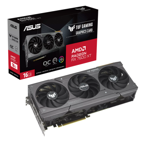 ASUS TUF-RX7600XT-O16G-GAMING//RX7600XT HDMI DP*3 16G D6; 90YV0K20-M0NA00