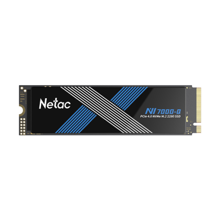 Netac SSD NV7000-Q 1TB PCIe 4 x4 M.2 2280 NVMe 3D NAND, R/W up to 7100/6200MB/s, TBW 640TB, with heat spreader, 5y wty