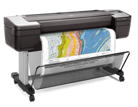 HP DesignJet T1700 PS (44",2400x1200dpi, 26spp(A1), 128Gb(virtual), HDD500Gb, host USB type-A/GigEth,stand,sheet feed,1 rollfeed,autocutteTouchScreen, 6 cartridges/3 heads)