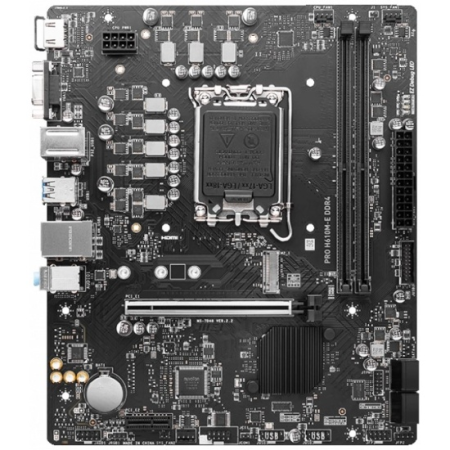 MSI PRO H610M-E DDR4 LGA1700,2DDR4,1PCI-Ex16,1PCI-Ex1,1M.2,4SATA3.0,4USB3.2Gen1