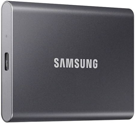 Тведотельный накопитель SSD Samsung T7 External 2Tb (2048GB) GREY USB 3.2 (MU-PC2T0T/WW) 1year