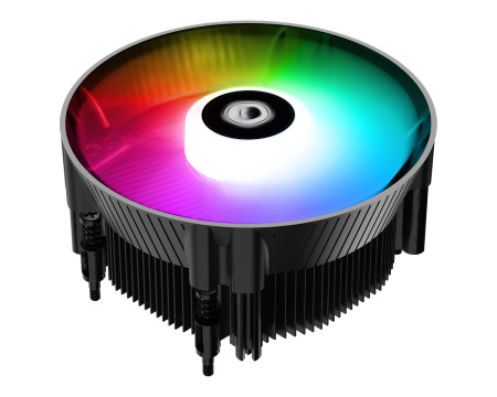 Кулер ID-COOLING DK-07A RAINBOW PWM AMD AM5/AM4 (24шт/кор, TDP 125W, PWM, FAN 120mm, Dynamic Multi-Color LED) BOX