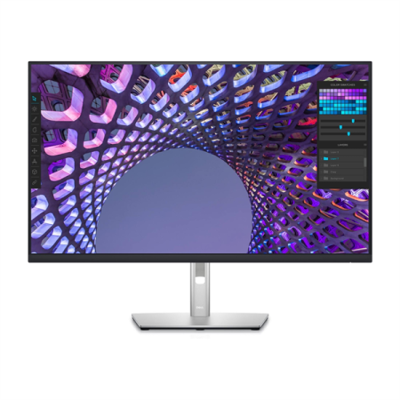 Dell 31.5" P3223QE, 4K IPS, 16:9, 350cd/m2, 5ms, 1000:1 3840x2160x60Hz USB-C Hub, PD- 90W, H-AD, pivot (существенное повреждение коробки)