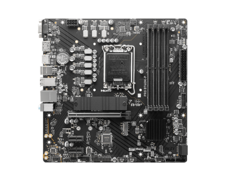 MSI PRO B760M-P DDR5 Socket1700, Intel B760, 4xDDR5, PCI-Ex16, 4SATA3, 7.1-ch, GLAN, 3 USB 3.2, 1 USB Type-C, VGA, HDMI, DP, mATX, RTL