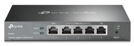 Сетевое оборудование TP-Link ER605, SafeStream гигабитный MultiWAN VPNмаршрутизатор (замена TL-R605)