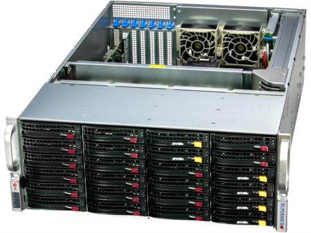 Supermicro SuperStorage 4U Server 641E-E1CR24H 2x6542Y/4x64Gb/ 1x7450 PRO 480GB NVMe M.2