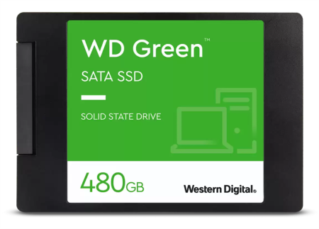 Western Digital Green SSD 2,5” SATA 480Gb, WDS480G3G0A, 1 year